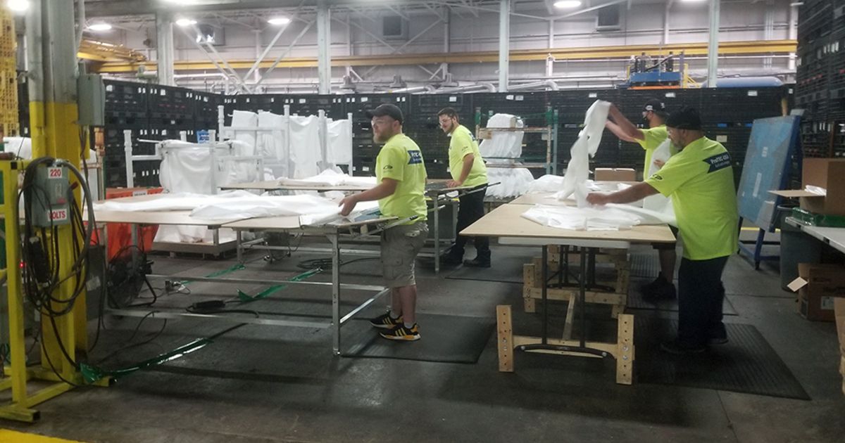 Cadillac Products looks to diversify from automotive with medical gown